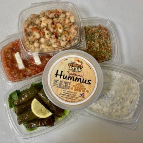 Order Assorted Appetizers with A Perfect Pita food online from Perfect Pita store, Greenbelt on bringmethat.com