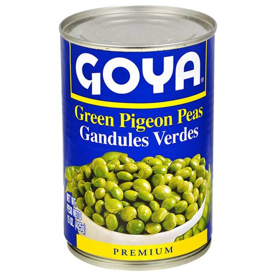 Order Goya Green Pigeon Peas 15oz food online from Everyday Needs by Gopuff store, Tampa on bringmethat.com