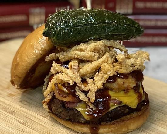 Order Chipotle BBQ Bacon Burger food online from Tulsa Bowls & Breads store, Tulsa on bringmethat.com