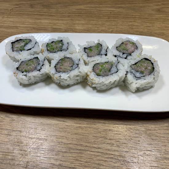 Order Yellowtail Roll with Scallion food online from Sushi Katsu-Ya - Woodland Hills store, Woodland Hills on bringmethat.com