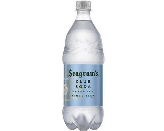 Order Seagrams Dry Club Soda, 1L food online from Xtra Liquors & Wines store, WEST MIAMI on bringmethat.com