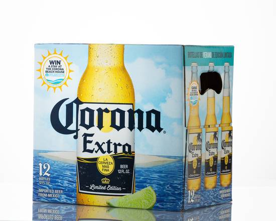 Order Corona, 12pk-12oz bottle beer (4.5% ABV) food online from Sweeney Liquors store, Hollywood on bringmethat.com