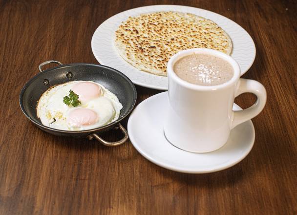 Order Two Fried eggs food online from Sabor a Colombia Restaurant & Bar store, Levittown on bringmethat.com