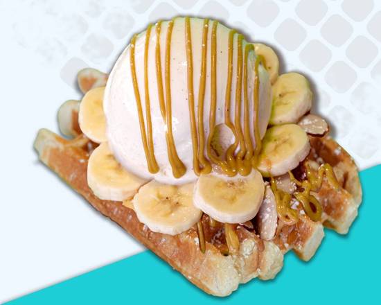 Order Llama Gone Nuts OG Liege Waffle food online from The Dolly Llama store, Los Angeles on bringmethat.com
