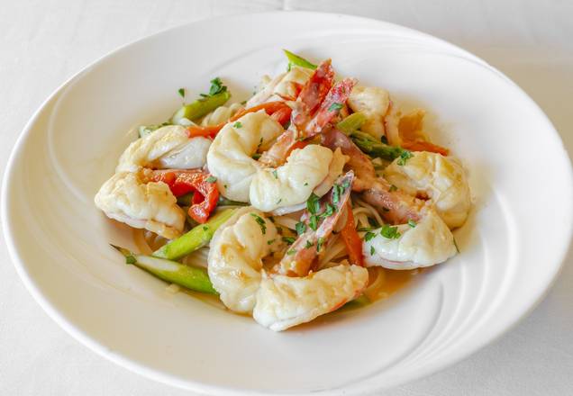 Order Shrimp Alla Elena food online from Dante's Place Restaurant-Pizza store, Leonia on bringmethat.com