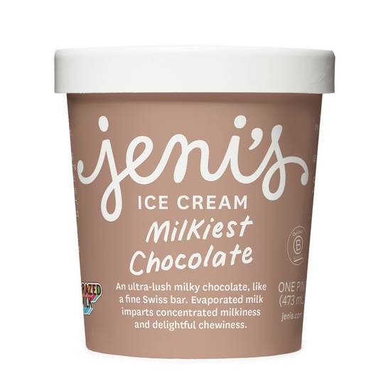 Order Milkiest Chocolate Pint food online from Jeni Splendid Ice Creams store, Tampa on bringmethat.com