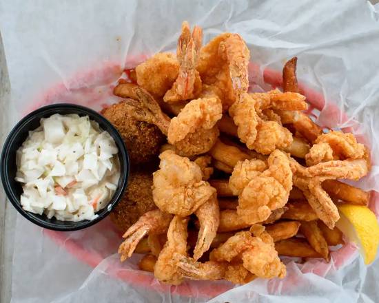 Order Shrimp Dinner food online from Whiteys Fish Camp store, Fleming Island on bringmethat.com