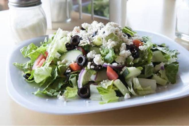 Order Greek Salad food online from Oro Bakery And Pizza store, Los Angeles on bringmethat.com
