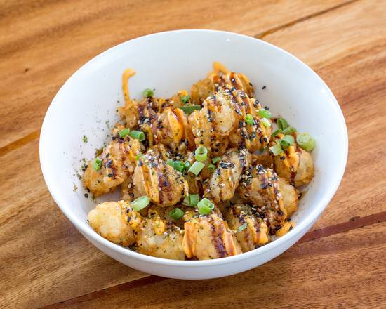 Order Spicy Garlic Tater Tots food online from Poke Stop store, Waipahu on bringmethat.com