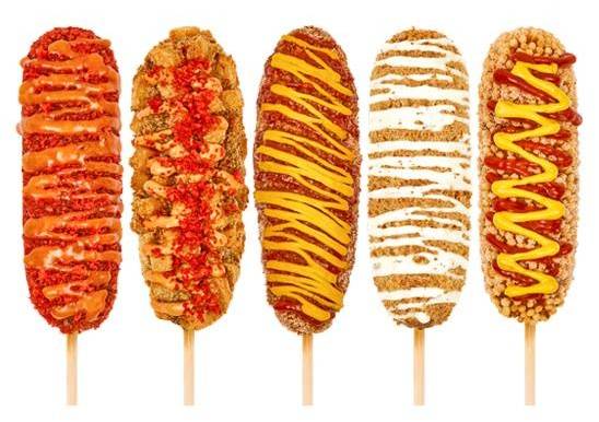 Order Mega-Star Set food online from Two Hands Corn Dogs store, Huntington Beach on bringmethat.com