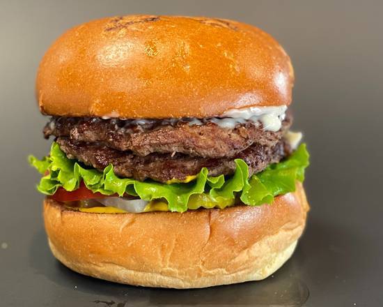 Order Double Hamburger food online from Toxic Burger store, Eugene on bringmethat.com
