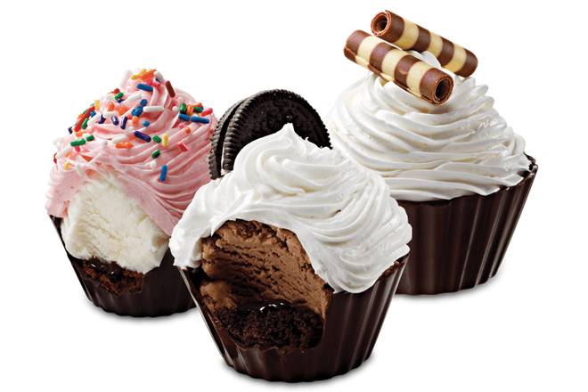 Order Ice Cream Cupcake Variety 6-Pack - Ready Now food online from Cold Stone store, Albuquerque on bringmethat.com