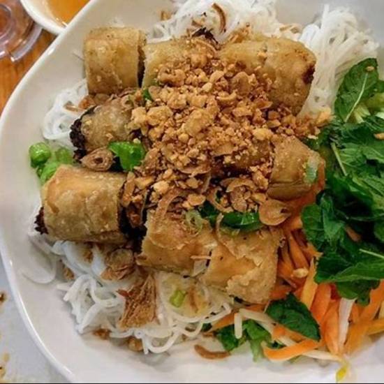 Order BK5. Bún Chả Giò food online from Thien An Sandwiches store, Houston on bringmethat.com