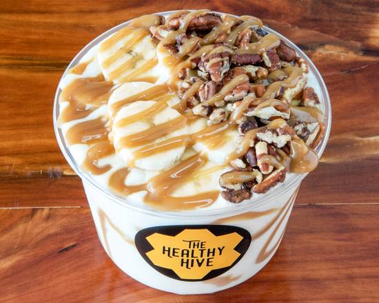 Order Banana Caramel Pecan Smoothie Bowl food online from The Healthy Hive store, Clearwater on bringmethat.com