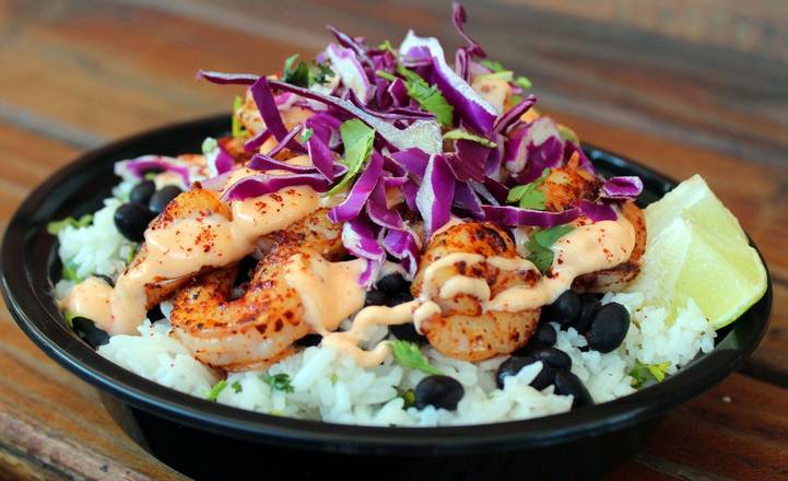 Order #8 Shrimp (Grilled) Bowl food online from R Taco store, Minneapolis on bringmethat.com