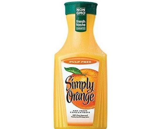 Order Simply Orange Juice (No Pulp) 52 oz  food online from Fresko Market store, Miami on bringmethat.com