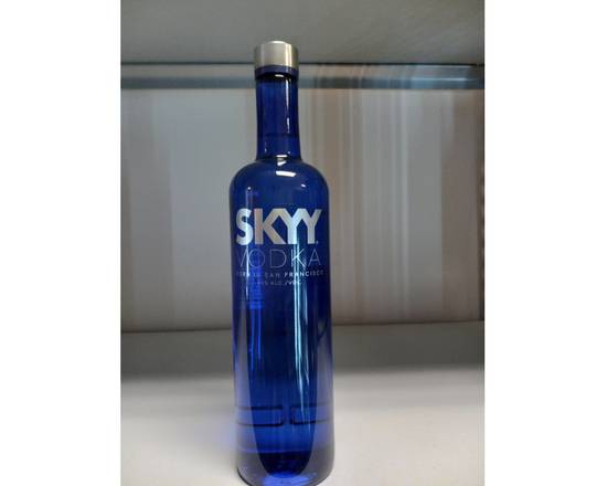 Order Skyy, 750M, Vodka, 80-Proof Plain food online from Lynch Liquor & Tobacco store, PINELLAS PARK on bringmethat.com