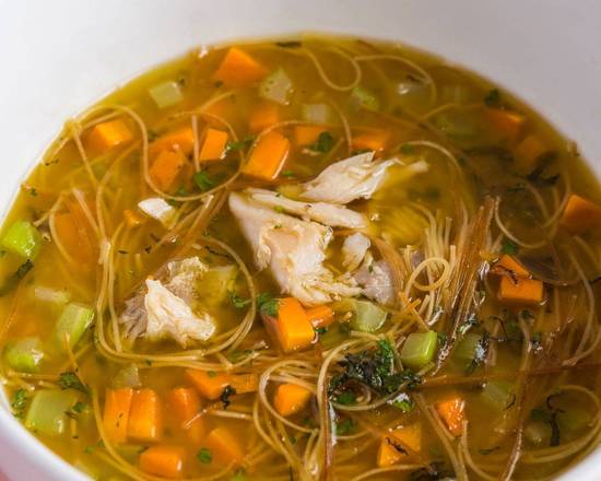 Order Bowl of Chicken Noodle Soup food online from Noble Bowl store, Long Beach on bringmethat.com