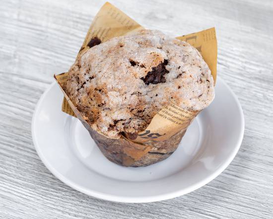 Order Banana Chocolate Chip Muffin food online from Mama D Coffee store, Waukesha on bringmethat.com