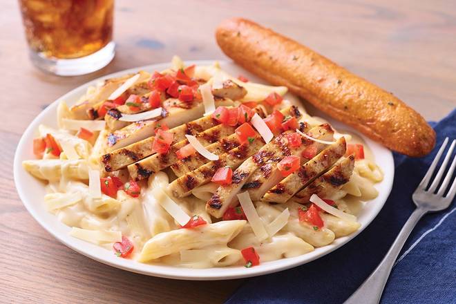 Order Three Cheese Chicken Penne food online from Applebee's store, Durham on bringmethat.com