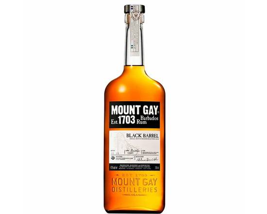 Order Mount Gay Black Barrel  food online from Santa Monica Liquor store, Santa Monica on bringmethat.com