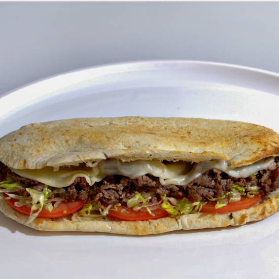 Order Steak & Cheese Pita Sandwich food online from Perfect Pita store, Greenbelt on bringmethat.com