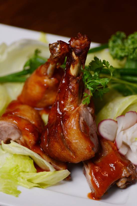 Order #39. Half Roasted Duck with Thai BBQ Sauce food online from Thai House store, Charlotte on bringmethat.com