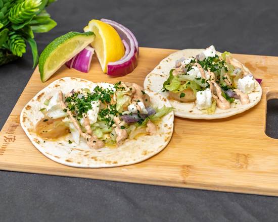 Order Cajian Shrimp Tacos food online from Martgarita Mo store, Denver on bringmethat.com