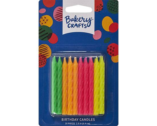 Neon Smooth & Spiral Candles