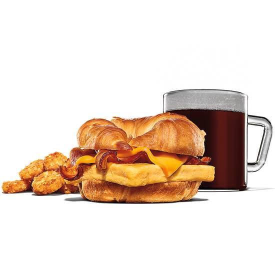 Order Bacon, Egg & Cheese Croissan'wich Meal food online from Burger King store, Calimesa on bringmethat.com