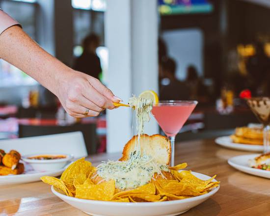 Order Spinach and Artichoke Dip food online from Big Pink Restaurant store, Miami Beach on bringmethat.com
