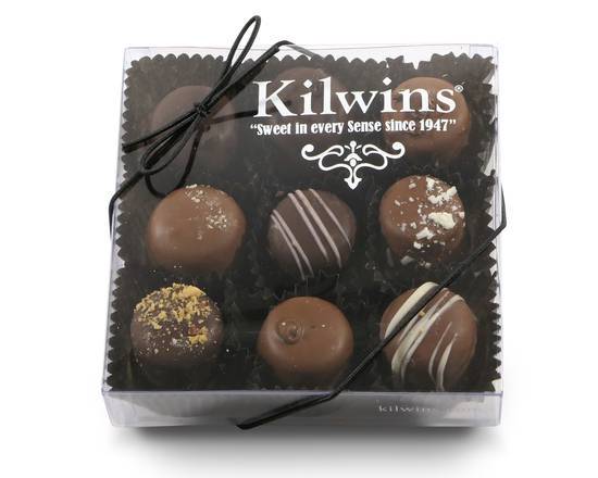 Order 9-piece Truffle Assortment 5.25 oz food online from Kilwins store, Wheaton on bringmethat.com