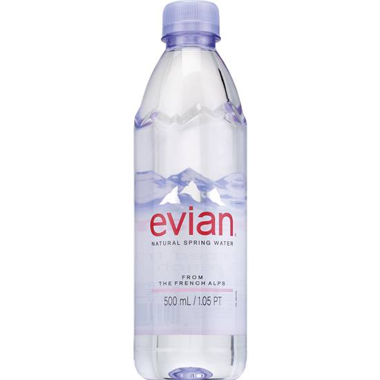 Order Evian Drinking Water SPRING Single 0.5 Liter Bottle food online from Cvs store, WESTON on bringmethat.com