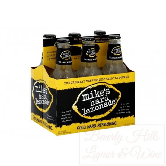 Order MIKE'S HARD LEMONADE 6PK-12OZ BTLS food online from Rocky Liquor store, Claremont on bringmethat.com