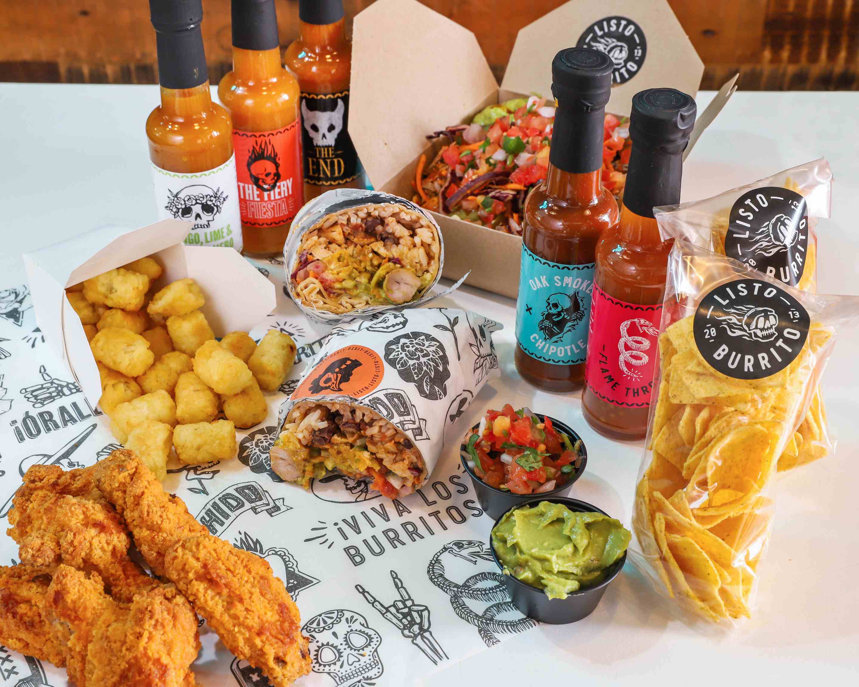 Listo Burrito (Oxford Street) Menu Takeaway in Manchester Delivery