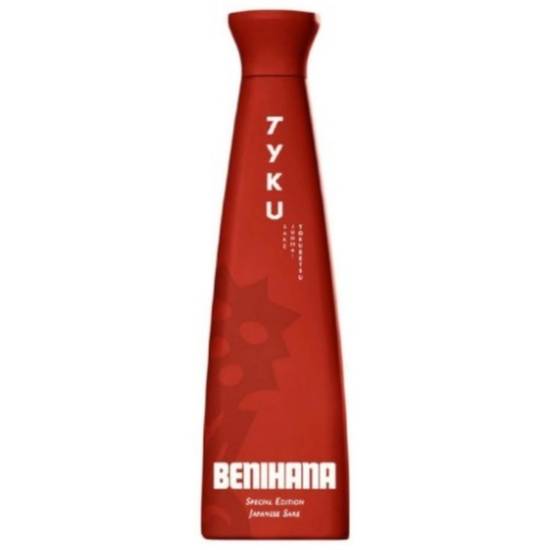 Order TYKU Tokubetsu Benihana Sake 750 ml  food online from Rocky Liquor store, Claremont on bringmethat.com