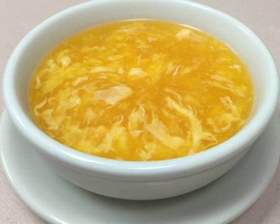 Order 14. Egg Drop Soup 蛋花汤（大） food online from Great Wall Chinese Restaurant store, Haysville on bringmethat.com