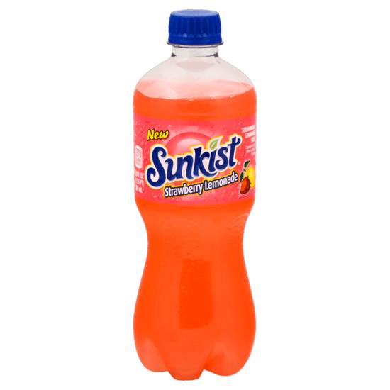 Order Sunkist Strawberry Lemonade Soda 20oz food online from Casey store, Carter Lake on bringmethat.com