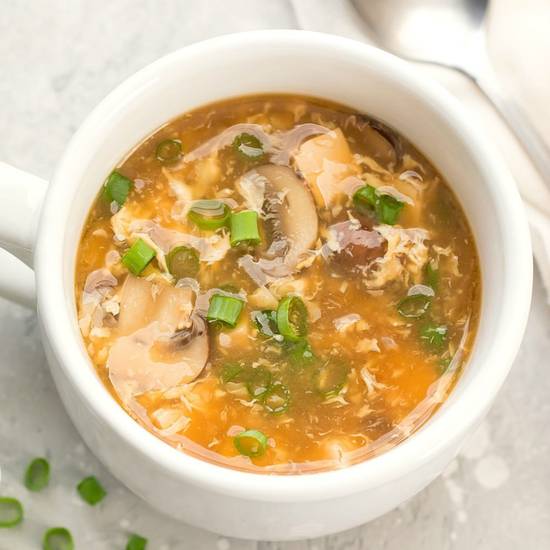 Order 16. Hot & Sour Soup food online from Excel Chinese Restaurant store, South Chesterfield on bringmethat.com