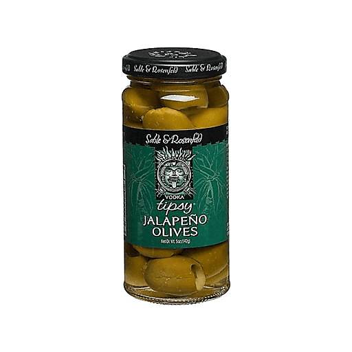 Order Sable & Rosenfeld Vodka Tipsy Jalapeno Olives 5oz food online from Everyday Needs by Gopuff store, Stockton on bringmethat.com