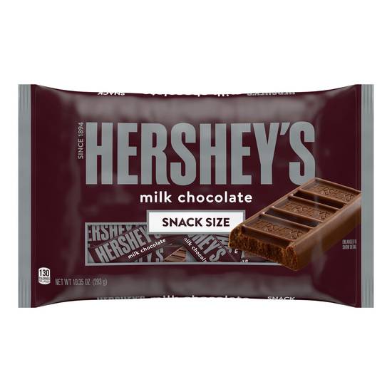 Order HERSHEY'S Milk Chocolate Snack Size Candy, Individually Wrapped, 10.35 oz, Bag food online from Cvs store, LINCOLN on bringmethat.com