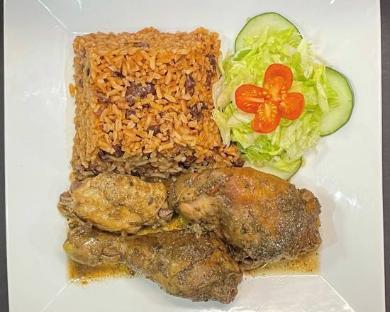 Order Jerk Chicken food online from Caribbean Island Restaurant store, Naples on bringmethat.com