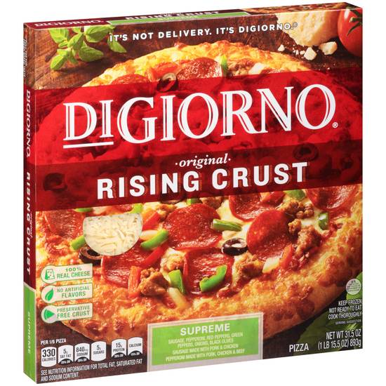 Order DiGiorno Supreme Original Rising Crust Pizza, 31.4 OZ food online from Cvs store, MARTINEZ on bringmethat.com