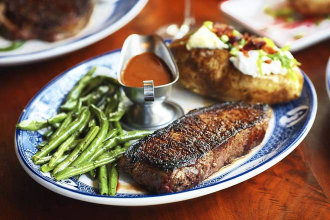 Order Aged NY Strip 12 oz food online from Founding Farmers DC store, Washington on bringmethat.com