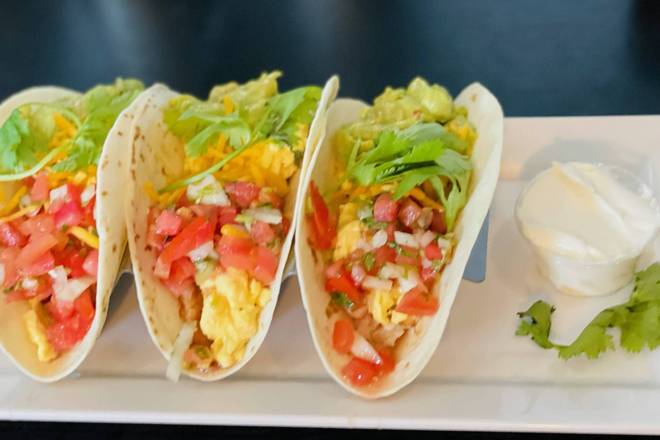 Order Breakfast Tacos food online from Cafe Papillon store, Miami on bringmethat.com