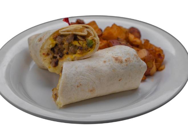 Order Breakfast Burrito food online from Eggs Up Grill store, Greer on bringmethat.com