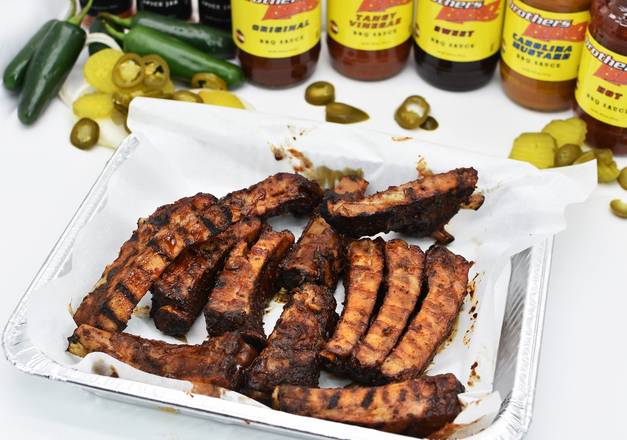 Order Slab of Pork Ribs food online from Brothers BBQ store, Denver on bringmethat.com
