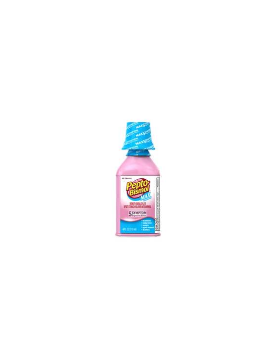 Order Pepto Bismol Max Strength 4 OZ food online from Chevron Extramile store, W Sacramento on bringmethat.com