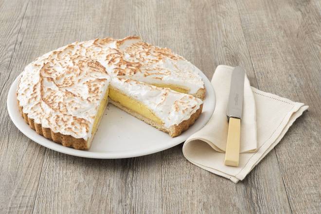 Order Organic Lemon Meringue Tart (2 Sizes Available) food online from Lb Cake Stop store, Baldwin Park on bringmethat.com