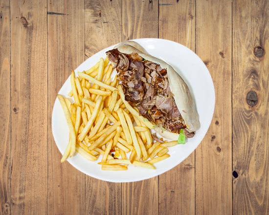 Sandwich classique kebab